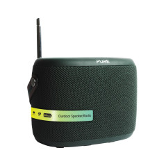 Pure Woodland Enceinte Portable, Haut-Parleur Bluetooth avec Radio Dab+/FM (étanche IP67, Batterie 14h - Parfait pour Le Jardin 