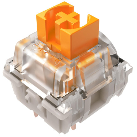Razer Mechanical Switches Pack – Yellow Linear Switch ((3e Gén, Logement de switch transparent avec lentille LED, Jusqu'à 100 mi