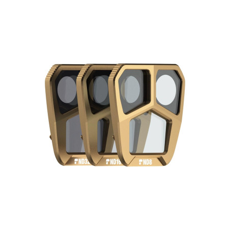 PolarPro - DJI Mavic 3 Pro - Shutter Collection - ND8, ND16, ND32 - Lightweight Aluminum - Cinema Series Glass