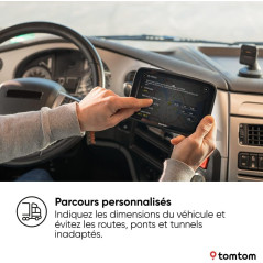 TomTom GO Expert 7 Plus Premium Pack GPS pour Poids Lourd (écran 7 Pouces, Planification de Parcours et Points d'intérêt pour Gr