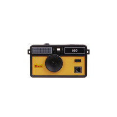 Kodak i60 Appareil Photo réutilisable 35 mm – Style rétro, sans Mise au Point, Flash intégré, Appuyez et Flash Pop-up (Jaune)