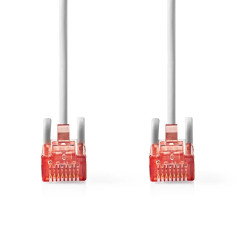 NEDIS Câble Cat 6 | Fiche RJ45 (8P8C) | Fiche RJ45 (8P8C) | UTP | 3.00 m | Rond | PVC | Gris | Sac en plastique