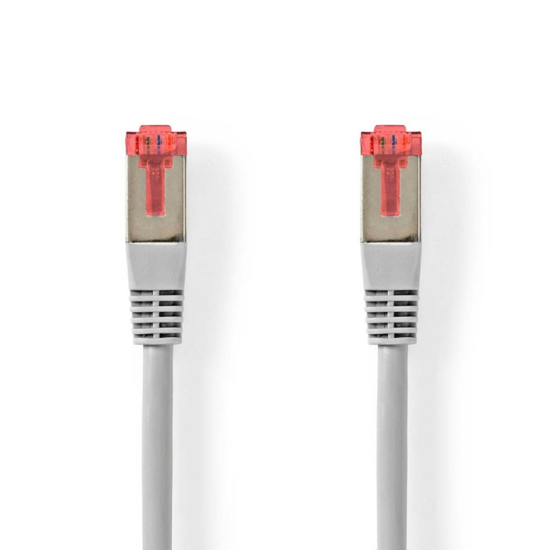 NEDIS Câble Cat 6 | Connecteur RJ45 (8P8C) | Fiche RJ45 (8P8C) | S/FTP | 5 m | Rond | PVC | Gris | Crochet de suspension NEDIS Câble Cat 6 | Connecteur RJ45 (8P8C) | Fiche RJ45 (8P8C) | S/FTP | 5 m | Rond | PVC | Gris | Crochet de suspension