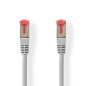 NEDIS Câble Cat 6 | Connecteur RJ45 (8P8C) | Fiche RJ45 (8P8C) | S/FTP | 5 m | Rond | PVC | Gris | Crochet de suspension NEDIS Câble Cat 6 | Connecteur RJ45 (8P8C) | Fiche RJ45 (8P8C) | S/FTP | 5 m | Rond | PVC | Gris | Crochet de suspension