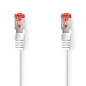 NEDIS Câble Cat 6 | RJ45 mâle | RJ45 mâle | S/FTP | 3,0 m | Rond | LSZH | blanc | Étiquette NEDIS Câble Cat 6 | RJ45 mâle | RJ45 mâle | S/FTP | 3,0 m | Rond | LSZH | blanc | Étiquette