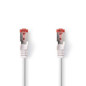 NEDIS Câble Cat 6 | Connecteur RJ45 (8P8C) | Fiche RJ45 (8P8C) | SF/UTP | 7,50 m | Rond | PVC LSZH | Blanc | Sac en plastique NEDIS Câble Cat 6 | Connecteur RJ45 (8P8C) | Fiche RJ45 (8P8C) | SF/UTP | 7,50 m | Rond | PVC LSZH | Blanc | Sac en plastique