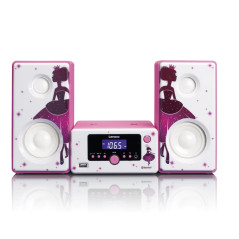 Lenco MC-020 Système Compact avec Radio FM Bluetooth et USB
