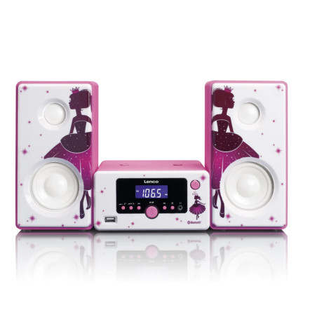 Lenco MC-020 Système Compact avec Radio FM Bluetooth et USB