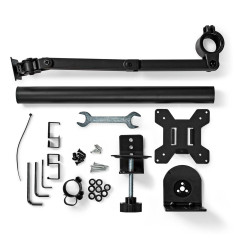 Nedis MMSIS110BK Support d'écran Plat pour Bureau 81,3 cm (32") Noir
