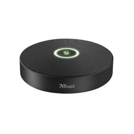 Trust Iris Rallonge de Micro pour Iris Caméra pour Visioconférence 4K UHD, Prise en Charge de 8 Personnes Max, Câble de 10 m - N