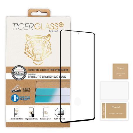 Tiger Glass Plus Verre TREMPE ANTIBACTERIEN: Samsung Galaxy S20+/5G