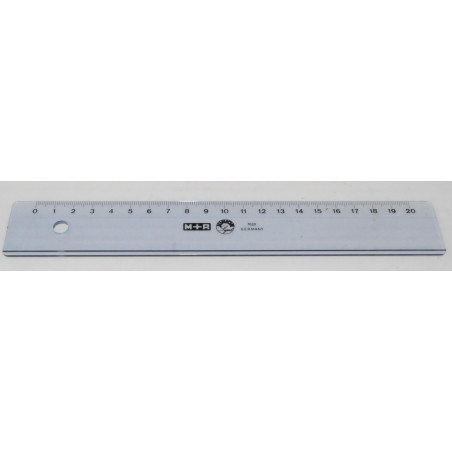 Règle de bureau et techniciens 20 cm.