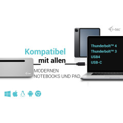 I-TEC USB-C Ergo Dock + Charger 3X LCD + Charger 100W (Bundle)