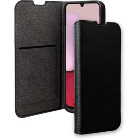 Folio pour Samsung Galaxy A14 4G / A14 5G Wallet Fonction Stand Noir - Certifié GRS Bigben