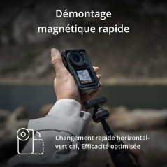 DJI Bundle Osmo Action 4 Aventure - Caméra étanche 4K/120 IPS, capteur 1/1,3 Pouce, D-Log M 10 Bits, FOV Ultra Large 155º, Jusqu