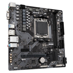 GIGABYTE B650M S2H Carte mère - AMD Ryzen série 9000, VRM 5+2+2 Phases, jusqu'à 6400 MHz DDR5 (OC), 1xPCIe 4.0 M.2, LAN GbE, USB