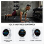 Garmin Venu 3S - Montre connectée GPS Sport et santé - Soft Gold avec Bracelet Lin