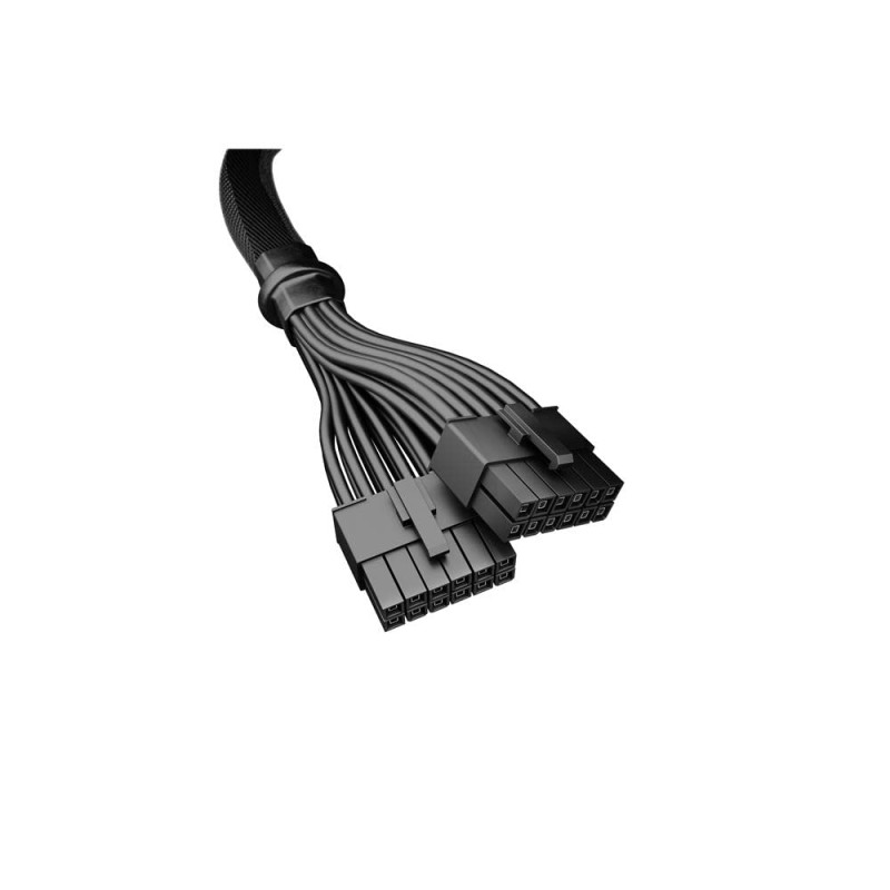 be quiet! 12VHPWR Adapter Cable CPH-6610, câble GPU 12+4 broches, 600 W, compatible avec BQ alimentations ATX 2.X, design élégan be quiet! 12VHPWR Adapter Cable CPH-6610, câble GPU 12+4 broches, 600 W, compatible avec BQ alimentations ATX 2.X, design élégan
