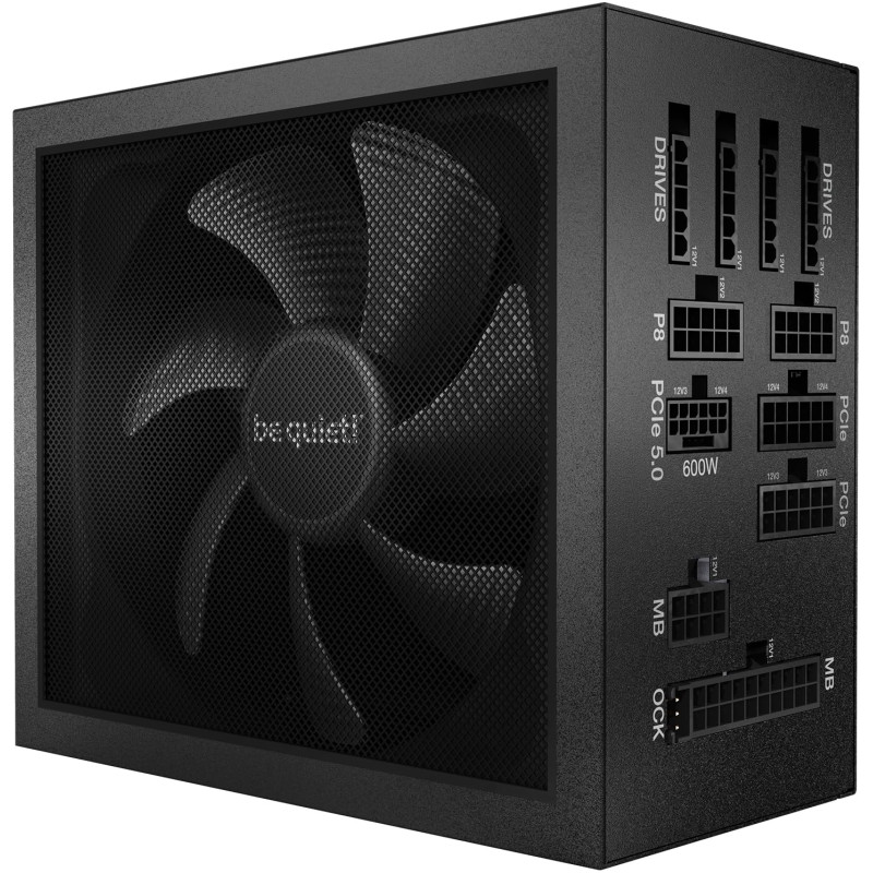 be quiet! Dark Power 13 750W, ATX 3.0, 80 Plus Titanium, Modular Power, PCIe 5.0 and PCIe 4.0 Graphics Cards, 12VHPWR Cable Incl