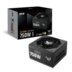 ASUS TUF Gaming 750W Gold - Bloc d'alimentation (750 Watts, modulaire, 80+ Gold, ATX 3.1, PCIE 5.1, Composants de qualité Milita