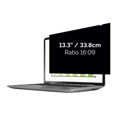 Fellowes Filtre de confidentialité PrivaScreen™ - Protection d’écran pour ordinateur portable 13,3 pouces (format 16:9, 295 x 16