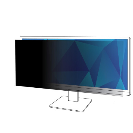 3M Filtre de confidentialité pour Moniteur panoramique 34" (21:9)