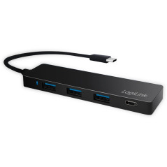 LogiLink UA0311 USB 3.0 (3.1 Gen 1) Type-C 5000Mbit/s Noir hub & concentrateur - Hubs & concentrateurs (USB 3.0 (3.1 Gen 1) Type