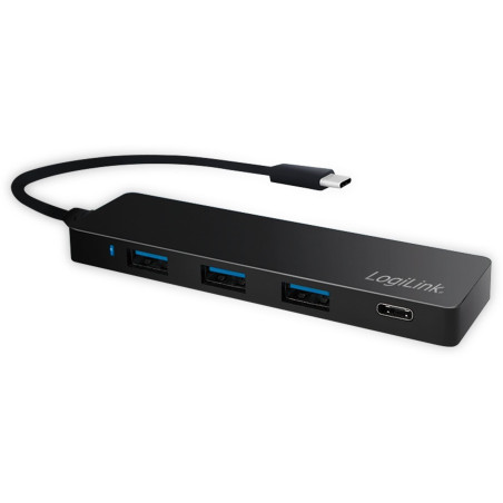 LogiLink UA0311 USB 3.0 (3.1 Gen 1) Type-C 5000Mbit/s Noir hub & concentrateur - Hubs & concentrateurs (USB 3.0 (3.1 Gen 1) Type