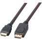 EFB DisplayPort vers HDMI A Noir 1,0 m EFB DisplayPort vers HDMI A Noir 1,0 m