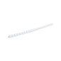 Genie - 12381 reliure plastique - 12 mm, 25 pièces, format a4 compatibles avec toutes les relieuses blanc