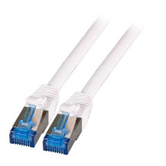 EFB ELEKTRONIK Câble patch RJ45 SFTP, Cat.6A, Cat.7, câble brut TPE Superflex, 3 m, blanc (K5525FWS.3)