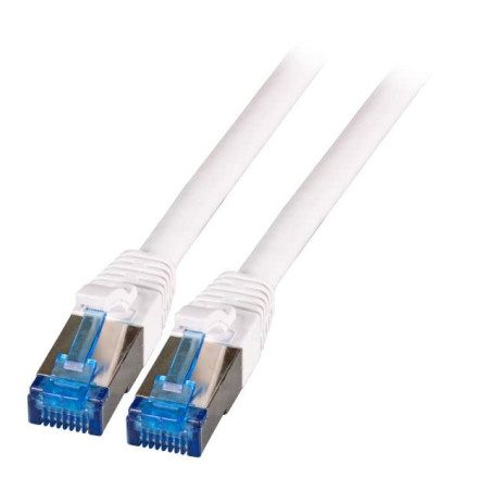 EFB ELEKTRONIK Câble patch RJ45 SFTP, Cat.6A, Cat.7, câble brut TPE Superflex, 3 m, blanc (K5525FWS.3)