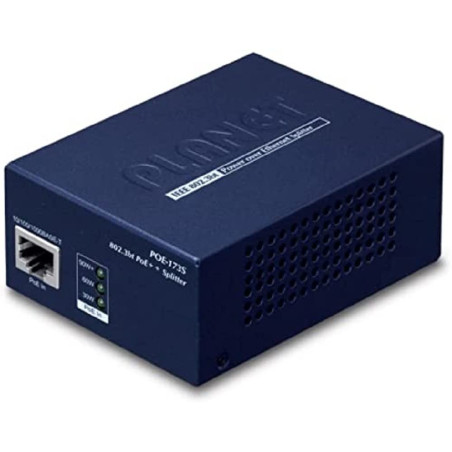 Planet POE-173S séparateur réseau Noir Power Over Ethernet (PoE)