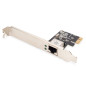 DIGITUS Carte PCI Express Gigabit Ethernet 32 bits, support à profil bas,Realtek RTL8111H