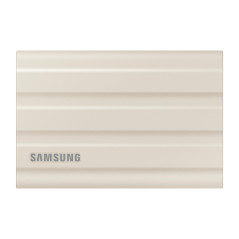 Samsung SSD Externe T7 Shield, 1 To, Beige, MU-PE1T0K/EU, vitesse de lecture/écriture jusqu'à 1050Mo/s, USB 3.2 Gen 2
