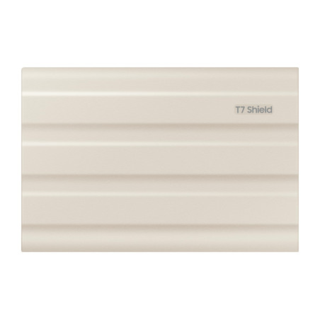 Samsung SSD Externe T7 Shield, 1 To, Beige, MU-PE1T0K/EU, vitesse de lecture/écriture jusqu'à 1050Mo/s, USB 3.2 Gen 2
