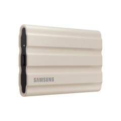 Samsung SSD Externe T7 Shield, 1 To, Beige, MU-PE1T0K/EU, vitesse de lecture/écriture jusqu'à 1050Mo/s, USB 3.2 Gen 2
