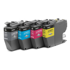 Brother LC422VAL - Pack de Cartouches d'Encre Originales (4 Couleurs)