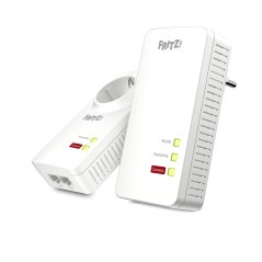AVM Fritz Powerline 1260E/1220E WLAN Set (point d'accès WLAN, idéal pour le streaming multimédia ou les connexions NAS, 1200 Mbi