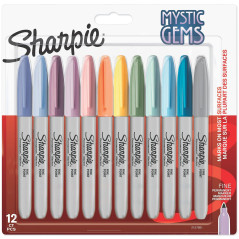 SHARPIE Mystic Gems Lot de 12 marqueurs