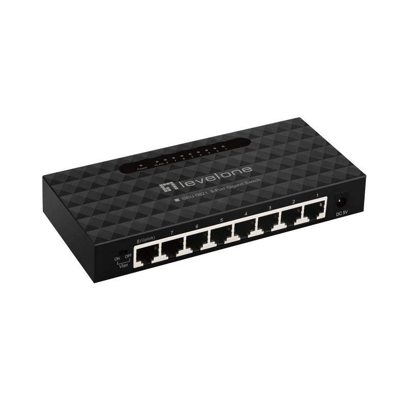 LevelOne GEU-0821 switch Gestionado Gigabit Ethernet (10/100/1000) LevelOne GEU-0821 switch Gestionado Gigabit Ethernet (10/100/1000)