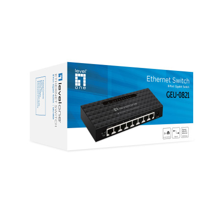 LevelOne GEU-0821 switch Gestionado Gigabit Ethernet (10/100/1000)