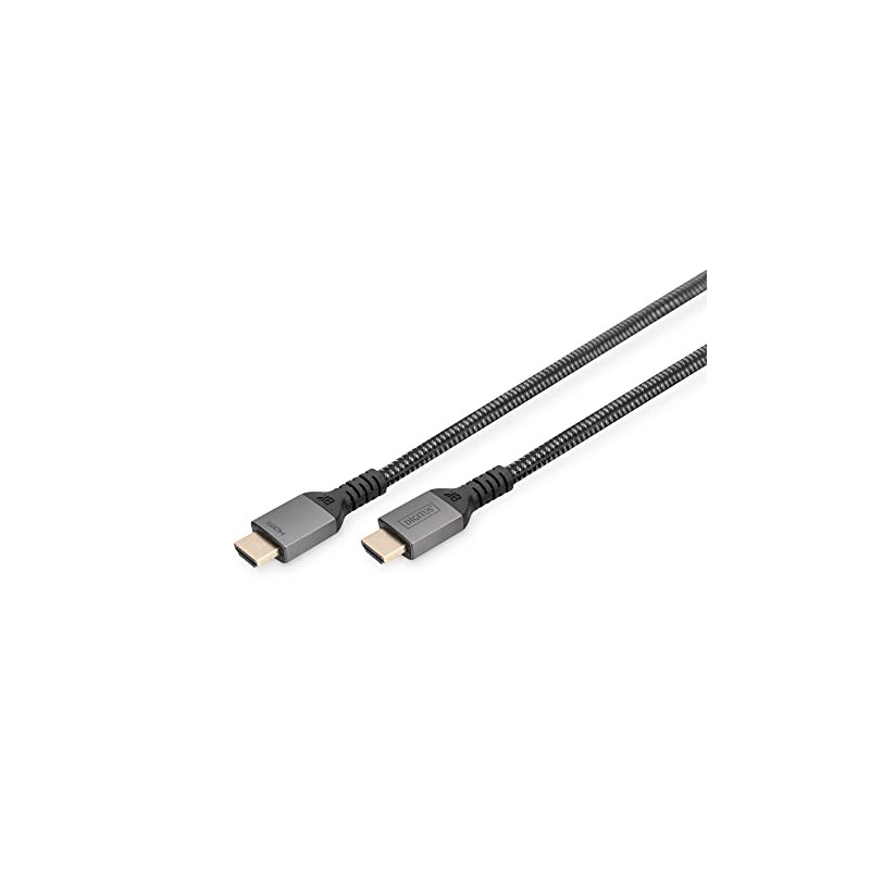 DIGITUS Câble de connexion HDMI 2.1 Ultra High Speed - UHD-II - 8k/60Hz - 4k/120Hz - câble tressé - 1.0m - compatible avec PS5, DIGITUS Câble de connexion HDMI 2.1 Ultra High Speed - UHD-II - 8k/60Hz - 4k/120Hz - câble tressé - 1.0m - compatible avec PS5,