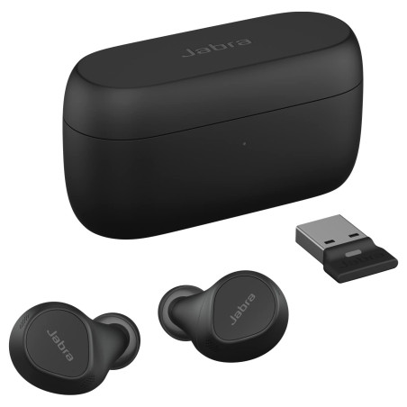 Jabra Evolve2 - Écouteurs Bluetooth sans fil True Wireless avec réduction de bruit active et MultiSensor Voice - Certifiés pour