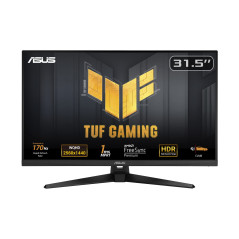 ASUS TUF Gaming VG32AQA1A - Ecran PC Gaming - 31,5 Pouces WQHD (2560 x 1440), Overclocking à 170Hz (au-delà de 144Hz), Extreme L