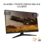 ASUS TUF Gaming VG32AQA1A - Ecran PC Gaming - 31,5 Pouces WQHD (2560 x 1440), Overclocking à 170Hz (au-delà de 144Hz), Extreme L ASUS TUF Gaming VG32AQA1A - Ecran PC Gaming - 31,5 Pouces WQHD (2560 x 1440), Overclocking à 170Hz (au-delà de 144Hz), Extreme L