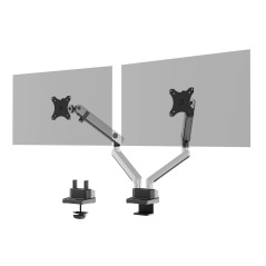 Durable Bras support écran double SELECT PLUS - pour écran jusqu'à 32 et 8kg - réglable en hauteur - inclinable - rotation à 90°
