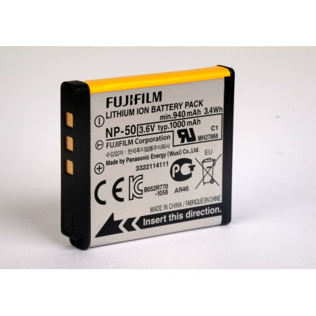 Fujifilm NP-50 Batterie Rechargeable 3,6V 1000mAh