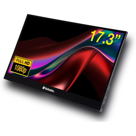Verbatim Dis 17 PMT-17 Portable Touch Monitor FHD