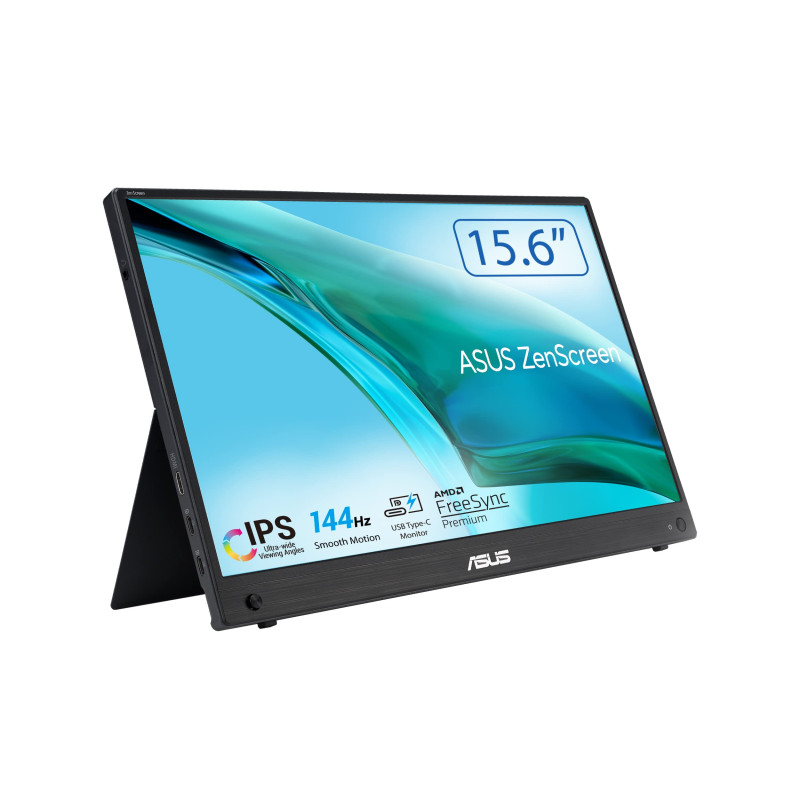 ASUS ZenScreen MB16AHG – Ecran PC Portable 15,6", FHD 1920 x 1080, Télétravail, IPS, 144Hz, USB-C, Mini-HDMI, Freesync Premium, ASUS ZenScreen MB16AHG – Ecran PC Portable 15,6", FHD 1920 x 1080, Télétravail, IPS, 144Hz, USB-C, Mini-HDMI, Freesync Premium,